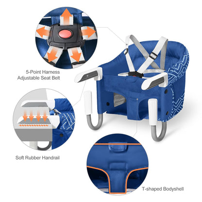 Hook On High Chair(Stripe-Blue)
