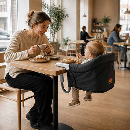 Hook-On High Chair(Pure-Black)