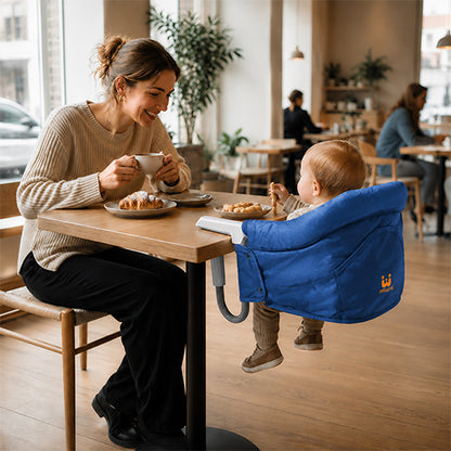 Hook-On High Chair(Pure-Blue)