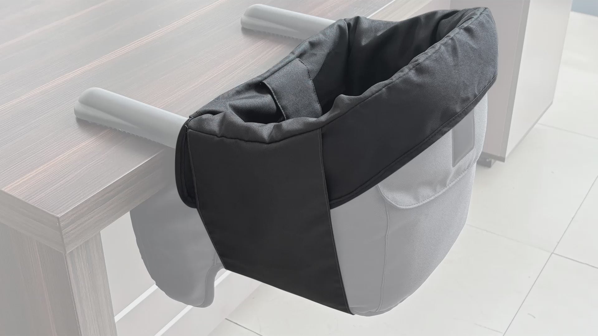 Load video: Hook On High Chair Cover Operation Video