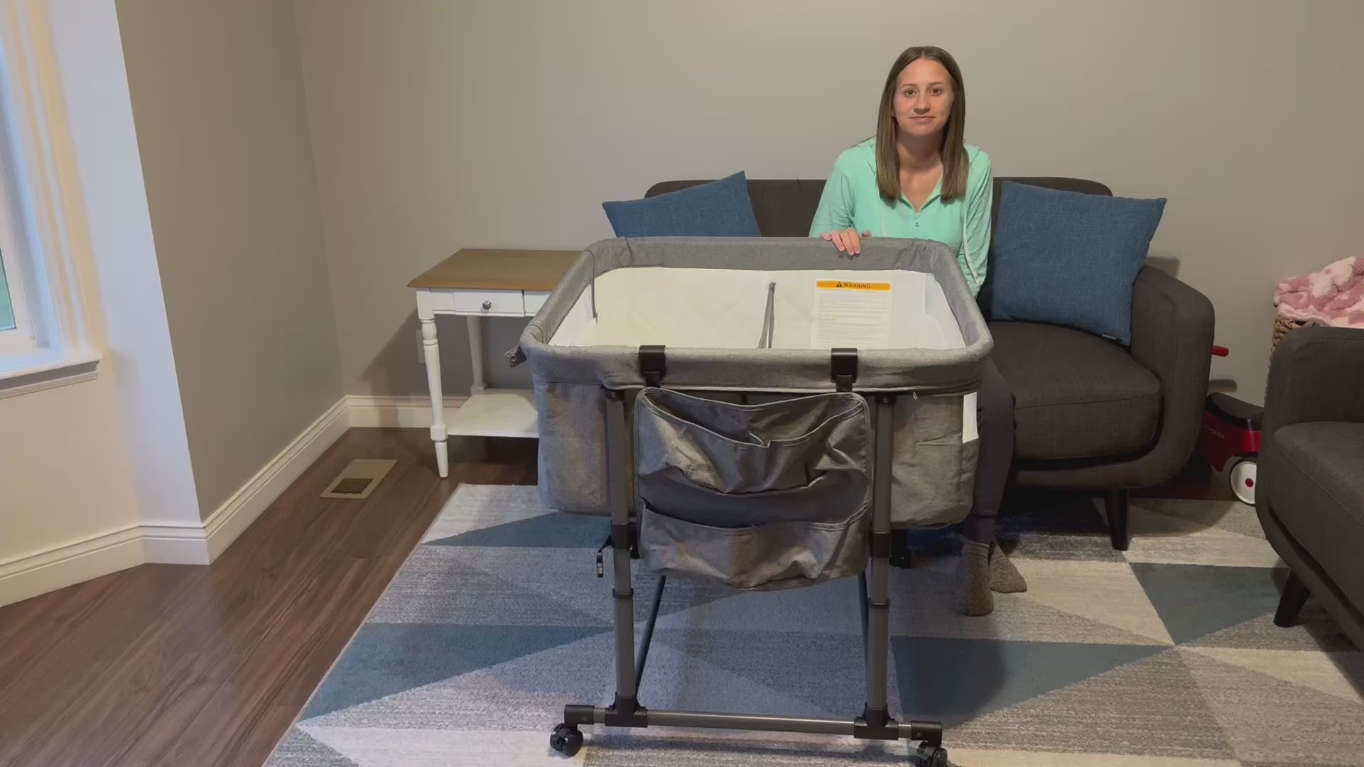 Twin Bassinet for 2 Babies(Deep Grey) – MTWML Store